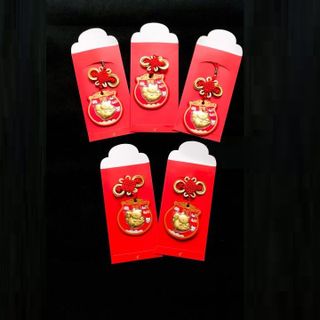Bao lì Xì Mèo Thần Tài Cá Chép
