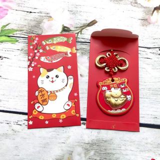 Bao lì Xì Mèo Thần Tài Cá Chép giá sỉ