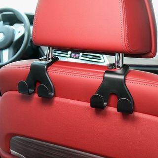Móc treo đồ ô tô hàng sau ghế móc đôi logo hãng xe ô tô chịu tải tốt hàng siêu dày siêu chắc chắn chất liệu nhựa ABS