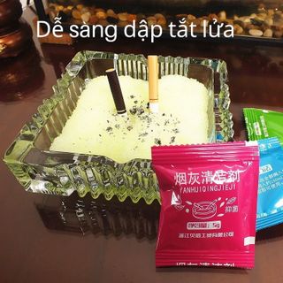 Bột Tạo Thạch Gạt Tàn, Ngăn Khói Ngăn Mùi Hiệu Quả 5g Chất Khử Mùi Thuốc Lá Được Làm Từ Thành phần Thiên Nhiên