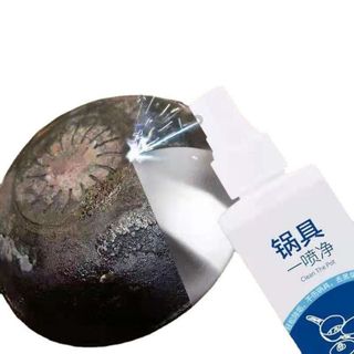 Chai xịt tẩy xoong nồi thần kỳ đánh bay mọi vết bẩn 100ml, CLEAN THE POT làm sạch mọi vết bẩn đáy nồi,đáy chảo,bếp ga..