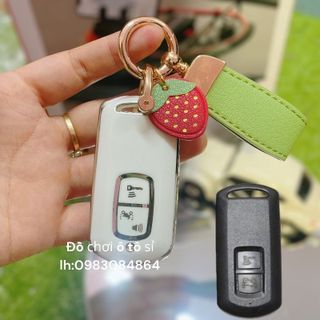 Ốp TPU bảo vệ chìa khóa xe máy Smartkey Honda 2 nút:Air Blade Vision, SH Mode, Lead,....bảo vệ chìa khóa xe