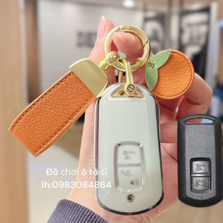 Ốp TPU bảo vệ chìa khóa xe máy Smartkey Honda 2 nút:Air Blade Vision, SH Mode, Lead,....bảo vệ chìa khóa xe