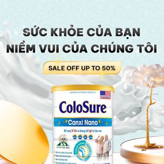 Sữa canxi nano hỗ trợ xương khớp cho người già Colosure CXNN 900g