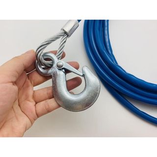 [Ảnh thật] Dây cáp cứu hộ,dây cáp thép cứu hộ ô tô,xe hơi lõi thép dài 5m,chịu lực kéo 7 tấn - Mộc Lan - Phụ kiện xế yêu