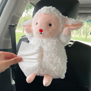 Thú cưng rút giấy theo cung hoàng đạo treo sau ghế và gương che nắng chất liệu vải bông PP tiện lợi dễ sử dụng