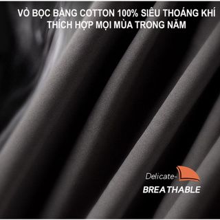 Bộ tựa đầu tựa lưng cao su non nguyên khối - gối tựa đầu tựa lưng trên ô tô vỏ bọc vải cotton không xù AWESOME