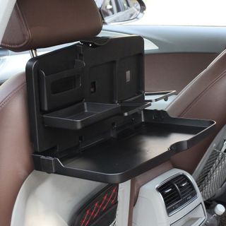 Khay để đồ kiêm bàn ăn sau ghế xe hơi gấp gọn đa năng dễ dàng sử dụng lắp đặt - Mộc Lan Phụ Kiện Xế Yêu