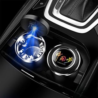 Gạt tàn thuốc lá ô tô tích hợp đèn LED sang trọng,đựng gạt tàn thuốc lá và các loại rác nhỏ