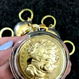 Móc Khoá Đồng Xu Con Rồng Cute