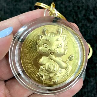Móc Khoá Đồng Xu Con Rồng Cute
