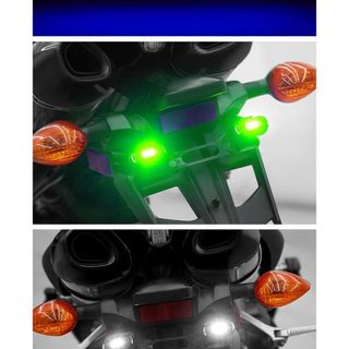 Sét 1 Đèn LED Cảnh Báo Chống Va Chạm 7 Màu Drone Mini- Có Remote điều khiển từ xa cho ô tô xe máy xe đạp