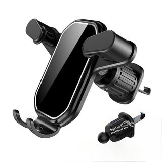 Giá đỡ điện thoại trên ô tô kẹp gắn cửa khe gió điều hoà xoay 360 độ V8 vân cacbon cao cấp kẹp xoay thoát khí