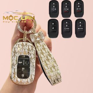 Ốp bảo vệ chìa khoá xe ô tô Honda City 2022-2023 mạ vàng Doir cao cấp chất liệu TPU mềm dẻo ôm sát chìa