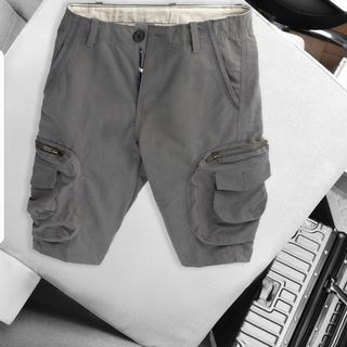 Quần short kaki túi hộp nam 6 túi