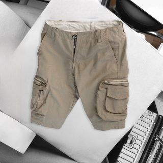 Quần short kaki túi hộp nam 6 túi