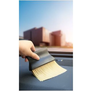 Chổi vệ sinh nội thất ô tô lông mềm giúp vệ sinh khe kẽ của gió điều hòa,vệ sinh bàn phím máy tính cán đen có Logo hãng