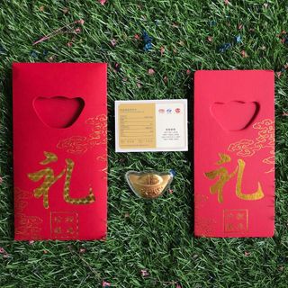 Bao Lì Xì Hình THỎI VÀNG
