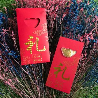 Bao Lì Xì Hình THỎI VÀNG