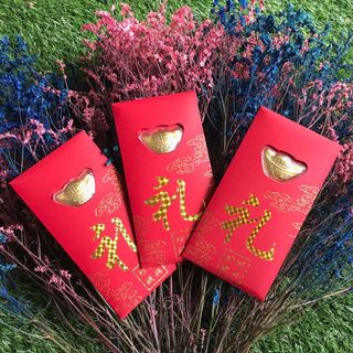 Bao Lì Xì Hình THỎI VÀNG