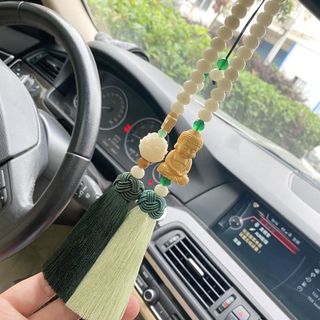 Mẫu Khánh Quan Âm Liên Hoa Phong Thủy Trang Trí Ô Tô, Xe Hơi Mang Lại May Mắn Và Tài Lộc- Khánh Gỗ Hoàng Dương
