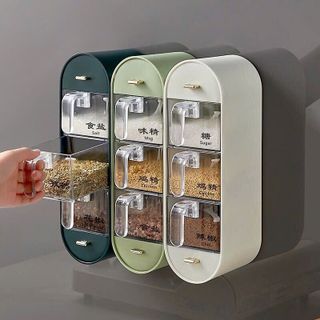 Set gia vị treo 3 ngăn
