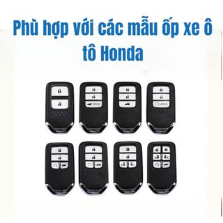 Ốp chìa khóa Honda City - CRV - CIVIC 2 nút - 3 nút - 4 nút thông minh mạ vàng Doir cao cấp bảo vệ ốp khóa