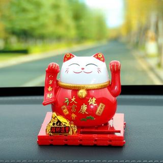 MÈO THẦN TÀI VẪY TAY SỬ DỤNG NĂNG LƯỢNG MẶT TRỜI HÚT TÀI LỘC CHO GIA CHỦ