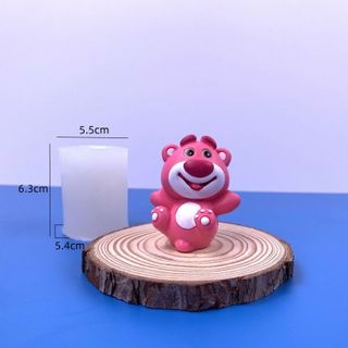 Set Gấu Dâu trang trí taplo xe hơi , Gấu hồng Lotso để taplo ô tô, bàn làm việc - quà tặng cho người thân và bạn bè