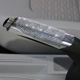 Bọc phanh tay đính đá lấp lánh sang trọng cao cấp trang trí nội thất xe hơi chất liệu nhựa ABS gắn những hạt đá