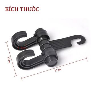 Móc 2S treo đồ sau ghế ô tô tiện dụng đa năng,sản phẩm không thể thiếu trong mỗi chiếc xe, phù hợp với mọi loại xe ô tô
