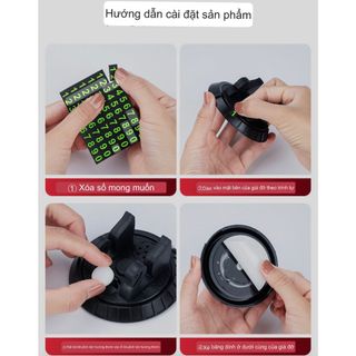 Thảm giá đỡ điện thoại chống trượt cao cấp có vị trí cài kính tiện ích trên ô tô