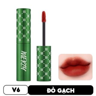 Son kem lì Hàn Quốc Merzy The First Velvet Tint V6 Green Vỏ Xanh Lá 4.5g (Thỏi)