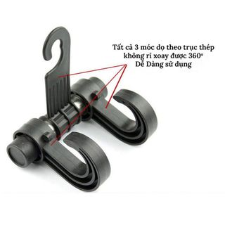 Móc 2S treo đồ sau ghế ô tô tiện dụng đa năng,sản phẩm không thể thiếu trong mỗi chiếc xe, phù hợp với mọi loại xe ô tô