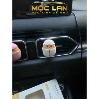 Nước Hoa Cửa Gió Trứng Gà Vỡ EGG - CARLOX Cài Cửa Gió Khuếch Tán Khử Mùi Ô Tô Trang Trí Nội thất Dễ Thương