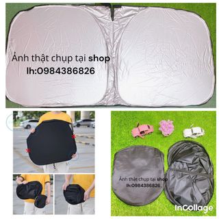 Tấm che nắng kính lái bên trong gấp gọn MẪU MỚI thông minh chống nắng tia cực tím UV chiếu vào xe bảo vệ xe