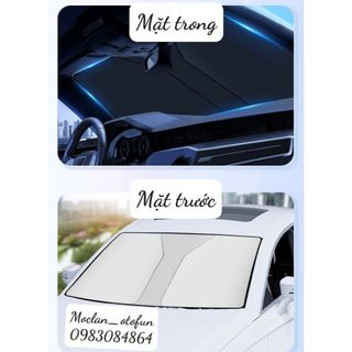 Tấm che nắng kính lái bên trong gấp gọn MẪU MỚI thông minh chống nắng tia cực tím UV chiếu vào xe bảo vệ xe