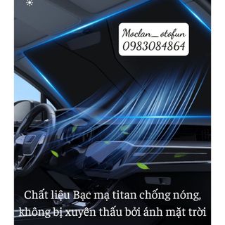 Tấm che nắng kính lái bên trong gấp gọn MẪU MỚI thông minh chống nắng tia cực tím UV chiếu vào xe bảo vệ xe