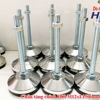 Chân tăng chỉnh | Chân tăng chỉnh Phi 80 M12 xL150(mm)