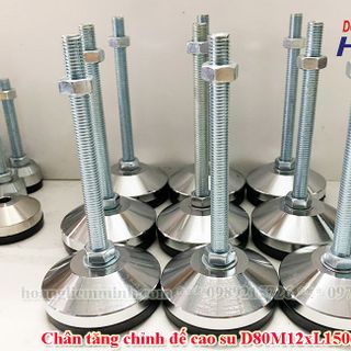 Chân tăng chỉnh | Chân tăng chỉnh Phi 80 M12 xL150(mm)