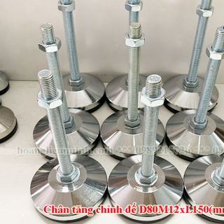 Chân tăng chỉnh | Chân tăng chỉnh Phi 80 M12 xL150(mm)