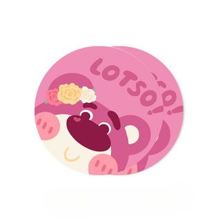 1 Miếng lót ly ô tô -Lót ly xe hơi gấu dâu - Để lót cốc cao su cách nhiệt cực tốt chống bám bụi bẩn dễ vệ sinh