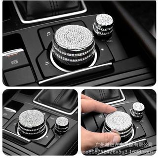Trang trí đính đá nội thất xe mazda,ốp trang trí nội thất Mazda3, Cx5, Mazda6, Cx8,núm điều khiển trung tâm