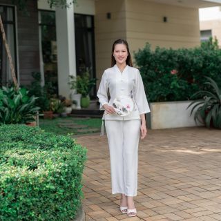 BỘ LAM ĐẾN CHÙA CAO CẤP - VẢI ĐŨI VÂN MÂY MỀM MỊN THOÁNG MÁT - THẤM HÚT TỐT - 733