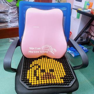 [ hàng Hot 2023 ] bộ tựa đầu tựa lưng cao su non nguyên khối YUNTIAN - gối tựa đầu tựa lưng trên ô tô ghế văn phòng