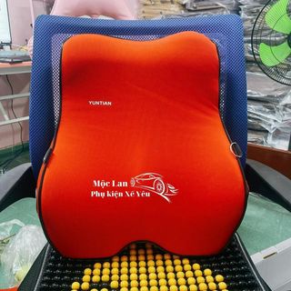 [ hàng Hot 2023 ] bộ tựa đầu tựa lưng cao su non nguyên khối YUNTIAN - gối tựa đầu tựa lưng trên ô tô ghế văn phòng