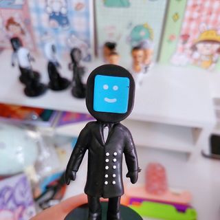 BỘ 12 MÔ HÌNH BỒN CẦU TOILET MAN