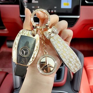 Ốp chìa khóa GUCCI-BURBERRY-DIOR-BALENCIAGA-HERMES các dòng xe MERCEDES: Mercedes-Benz, c300,c200, c250