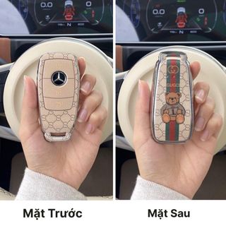 Ốp Khoá MERCEDES C200 E200 C250 350 450 thông minh Mẫu Mới GUCCI - BURBERRY - DIOR - LV - HERMES - BALENCIAGA