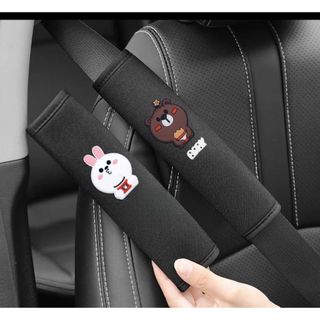 Dây đai an toàn ô tô cao cấp mix nhiều hình ngộ nghĩnh dễ thương,đệm đai an toàn ô tô